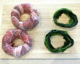 豚薄切り肉で　トンでリング揚げ作り方4写真