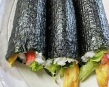 我が家のサラダ巻き作り方7写真