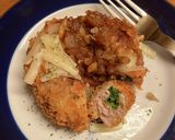 豚薄切り肉で　トンでリング揚げ作り方8写真