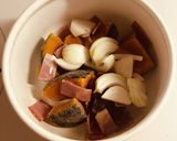 冷凍かぼちゃで簡単スープ作り方1写真