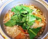 きのこで菌活 えのきと小松菜のすまし汁作り方4写真