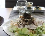 海苔が決め手のきのこサラダ作り方4写真