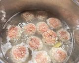 白菜と肉団子のスープ作り方5写真