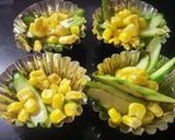 お弁当　アスパラとコーンのミニグラタン作り方3写真