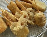 米粉で串揚げ　♯米粉活用作り方4写真