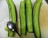 きゅうりと豚肉の四川風味噌炒め作り方2写真