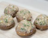 【無添加】しいたけの鶏ミンチ肉詰め作り方8写真