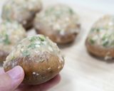 【無添加】しいたけの鶏ミンチ肉詰め作り方9写真
