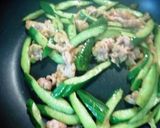 きゅうりと豚肉の四川風味噌炒め作り方4写真