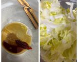 甘辛キャベツと納豆キムチ－ズの玉子包み作り方1写真