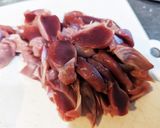 米粉活用 砂肝の米粉炒め作り方3写真