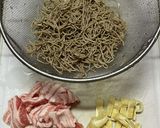 肉玉蕎麦作り方1写真