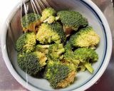 ブロッコリーと長ネギの塩炒め❁餡掛けで❁作り方3写真