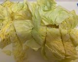 やわらか春キャベツのだし醤油炒め作り方1写真