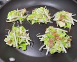 米粉でもっちり！ヘルシーミニお好み焼き作り方3写真
