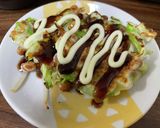 米粉でもっちり！ヘルシーミニお好み焼き作り方4写真