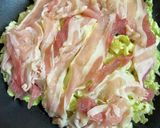 米粉活用、白菜のお好み焼き作り方3写真