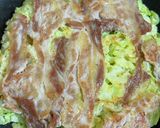 米粉活用、白菜のお好み焼き作り方4写真