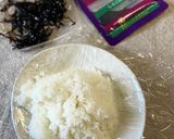 ゆかりの混ぜご飯に昆布の佃煮おにぎり作り方1写真