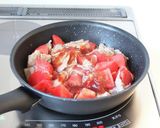 酸味がいい【トマトと豚のコチュジャン炒め作り方5写真