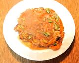 サツマイモと豚バラのキムチ炒め✨米粉料理作り方7写真