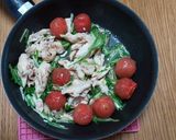 ミニトマトと水菜の洋風とり飯作り方6写真