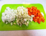 具だくさんのミルクスープ作り方1写真