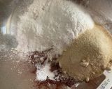 米粉と米油使用ココアアーモンドクッキー作り方1写真
