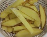 米粉つけてフライドポテト作り方1写真