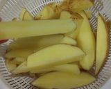 米粉つけてフライドポテト作り方2写真