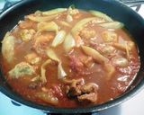 チキンとゴロゴロ野菜のトマト味噌カレー作り方7写真