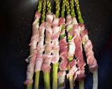 アスパラの肉巻き　豚こまで作り方2写真
