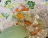 春キャベツと鶏肉の和風シチュー作り方8写真