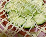 キャベツ☆トマト☆ズッキーニのマヨ焼き作り方3写真