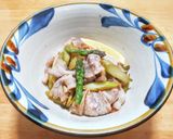 豚バラ肉とアスパラのレモンバター炒め作り方5写真
