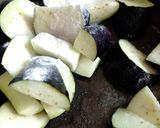 米粉でなす麻婆風作り方2写真