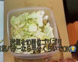 キャベツとイカの塩辛のバター蒸し作り方1写真