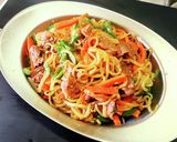 美味しくヘルシー牛肉コンニャクチャプチェ作り方11写真