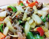 牛こまカレー炒め。作り方7写真
