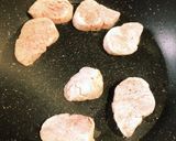 豚ひれ肉の卵とじ作り方3写真