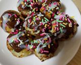 米粉でもちもち♪まんまるチョコ焼き作り方6写真