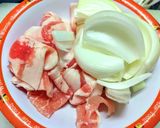 ひとくちコンロで満足新玉ねぎ豚の生姜焼き作り方1写真