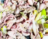 今朝の4w1hサンド「豚の生姜焼き」作り方1写真