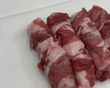 米粉活用♡チーズちくわ肉巻き作り方4写真