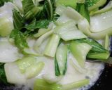 米粉活用青梗菜炒め(クリーム煮)作り方4写真