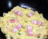 米粉でヘルシーふわふわお好み焼き作り方3写真