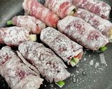 豚肉巻き×チーズ甘辛焼き☆作り方4写真
