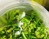 フキノトウの茎の煮浸し作り方3写真