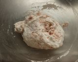 ひき肉入り米粉団子の味噌炒め作り方1写真