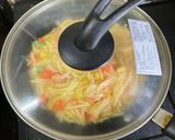 簡単！休日の朝ごはん、スパオムレツ♪作り方5写真